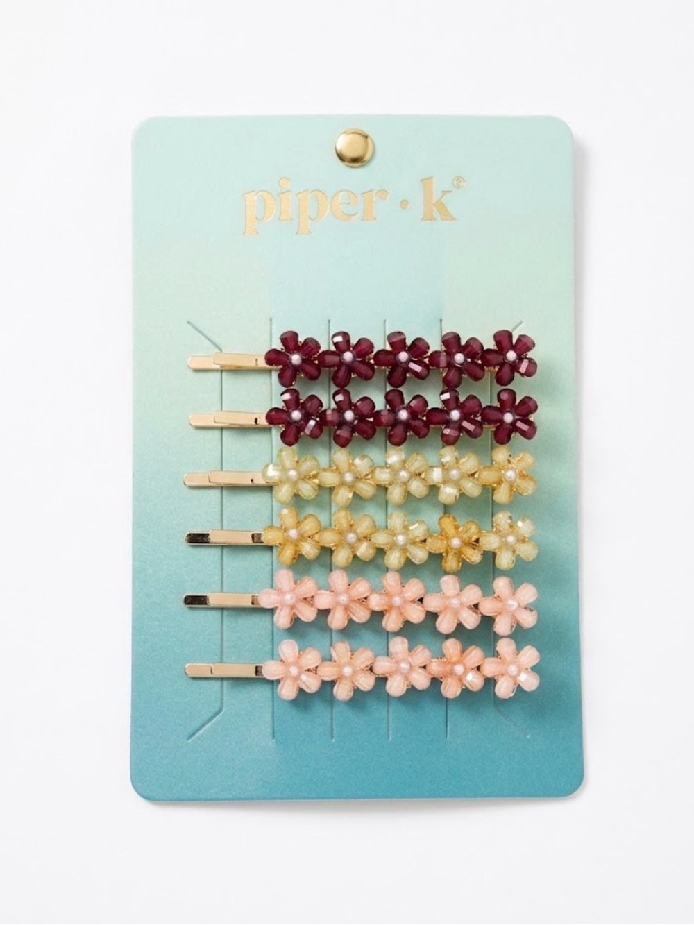 NWT ⚜️🌺⚜️ Piper K Set of 8 Acetate Bobby Pins